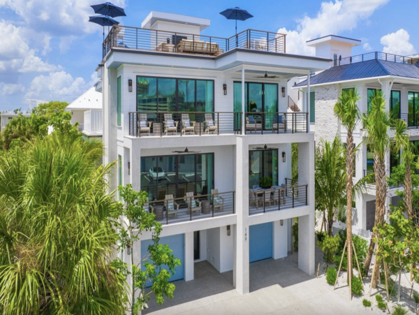 Luxury Lido Key Vacation Rental  Sarasota Beachfront Home with Rooftop Deck & Pool